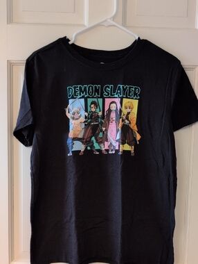 Demon Slayer Kids Graphic Tee - Black